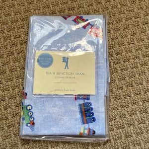 Pottery Barn Kids Train standard sham